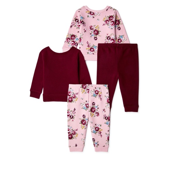 Garanimals Baby Girls' Fleece Top and Pants
Set 4-Piece, Size: 24 Months - Picture 2 of 6